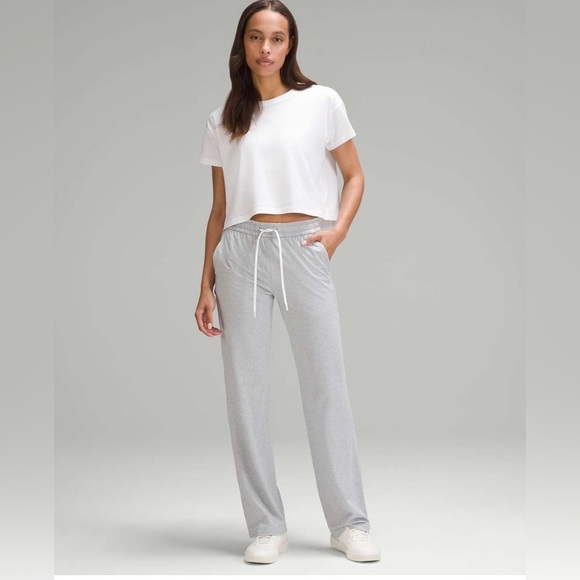 lululemon athletica Pants - 3-Lululemon Soft Jersey Straight-Leg Mid-Rise Pant